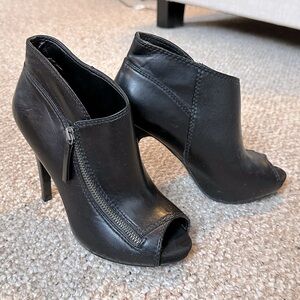 Nine West Peep Toe Booties - Size 7.5